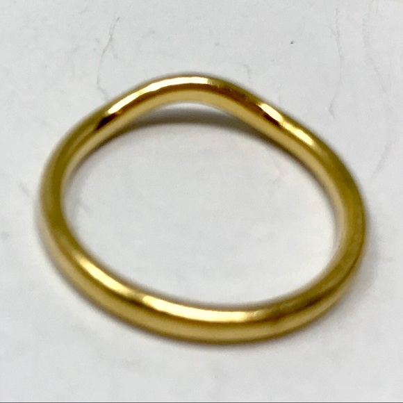 *SOLD* 18k Tiffany & Co Elsa Peretti Curved Band Ring - Picture 3 of 6